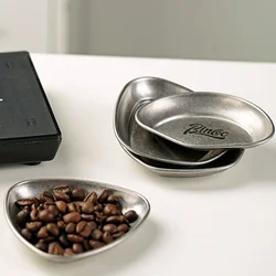 Coffee Weighing Bean Plate Special Stainless Steel Bean Plate Sub-packaging Bean Plate Mini Baked Bean Plate Barista Tool