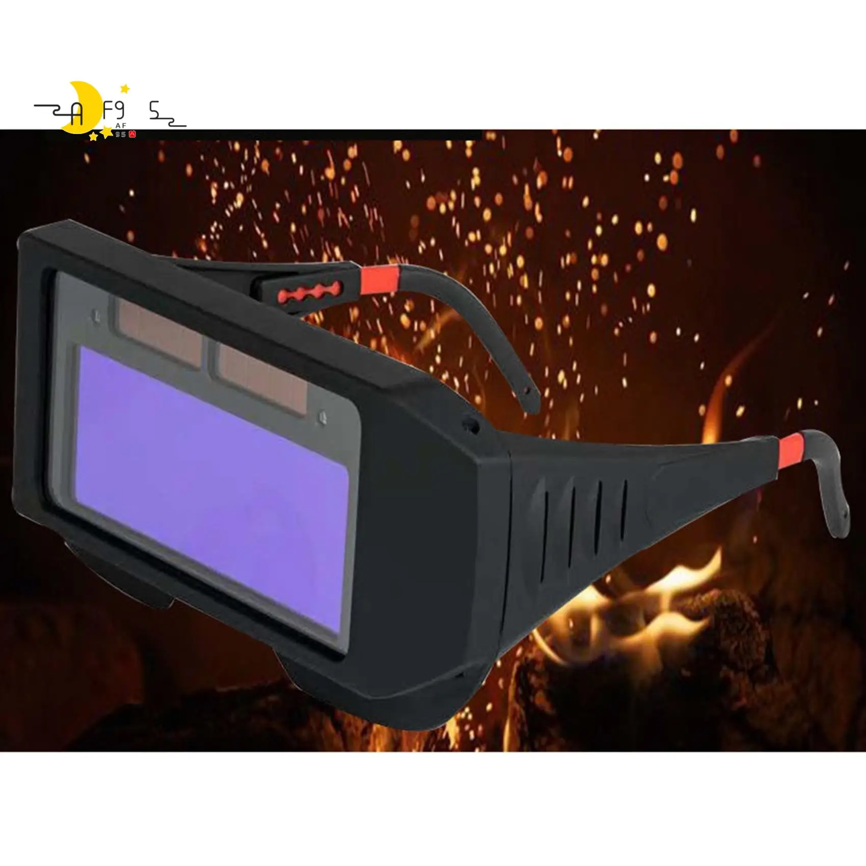

AF95-Automatic Photoelectric Welding Glasses Solar Powered Auto Darkening Welding Mask Helmet Eye Goggle Welding