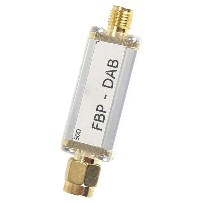 B03B-FBP-For DAB 175-237Mhz Small Band Pass Filter For DAB Digital Audio Broadcasting, High-Rejection 3W Power, SMA Interface