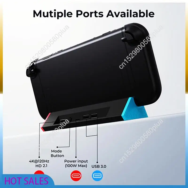 

AB31-For Switch 2 Dock Station 4K@120Hz -Compatible USB & Type C Ports Enhanced Gaming Performance Accessories