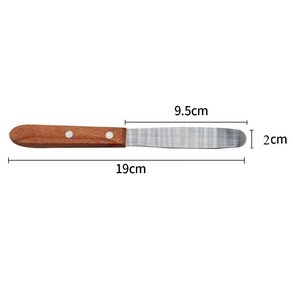 

10Pcs Dental Plaster Spatula Alginate Mixing Knife Stainless Steel Dental Lab Impression Material Plaster Spatula Dentist Tools