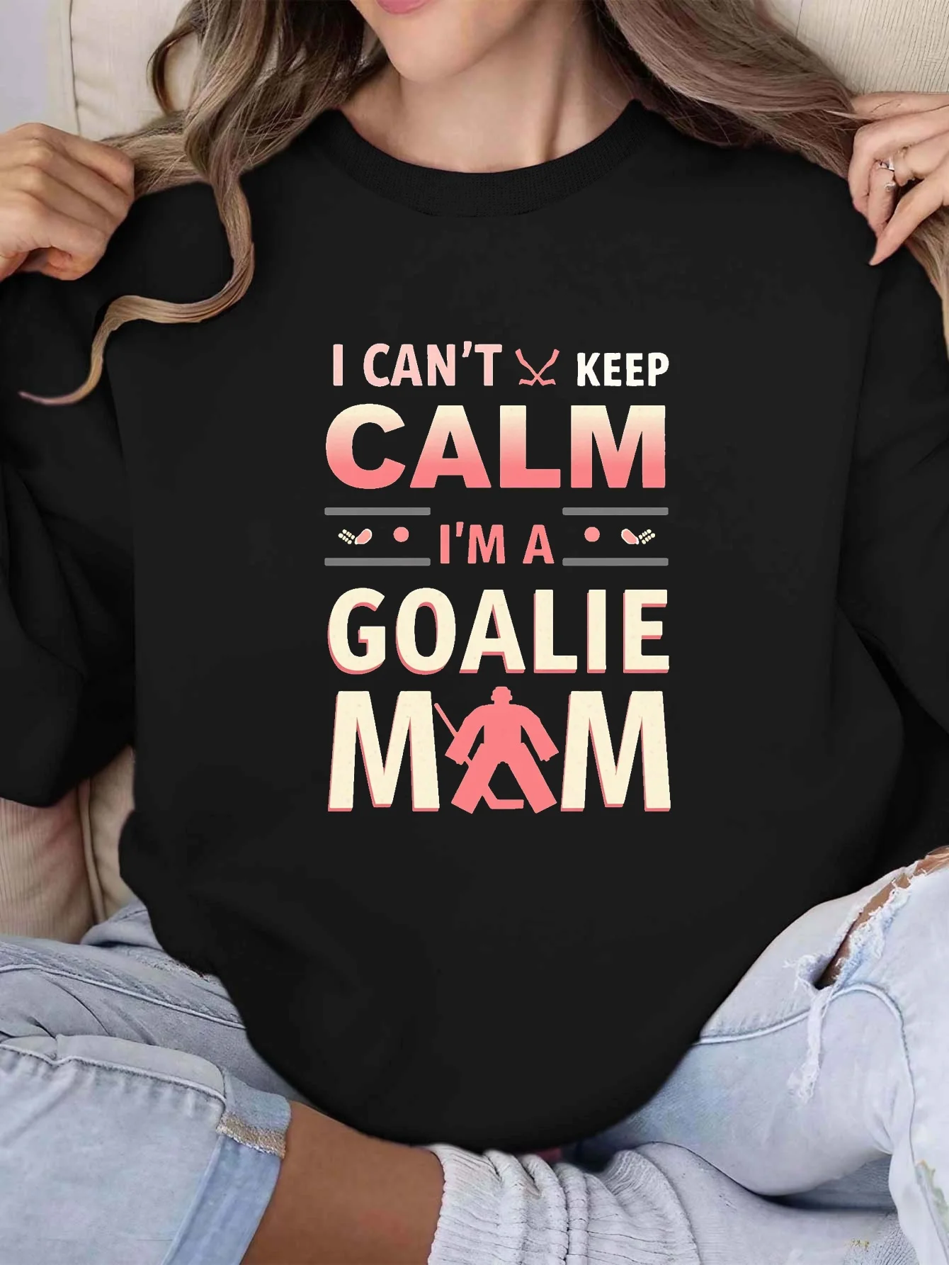 

Женский повседневный свитер с круглым вырезом, 100% полиэстер, геометрический узор, осенне-зимняя трикотажная ткань, регулятор.