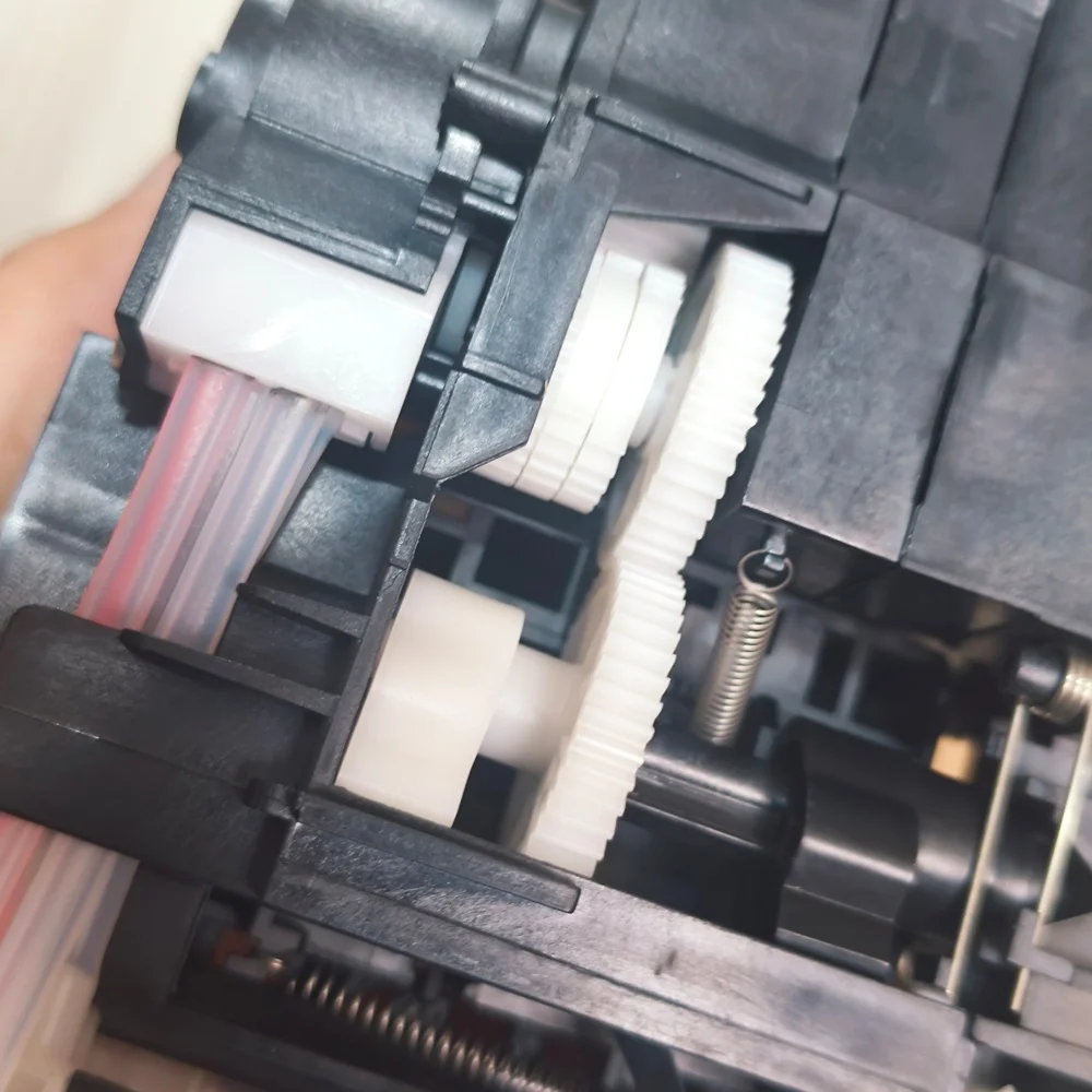 

Б/у чернильный насос в сборе, укупорочная станция для Epson R1390 R1400 R1410 R1420 R1430 L1800 L1500, блок очистки в сборе 1555374-04