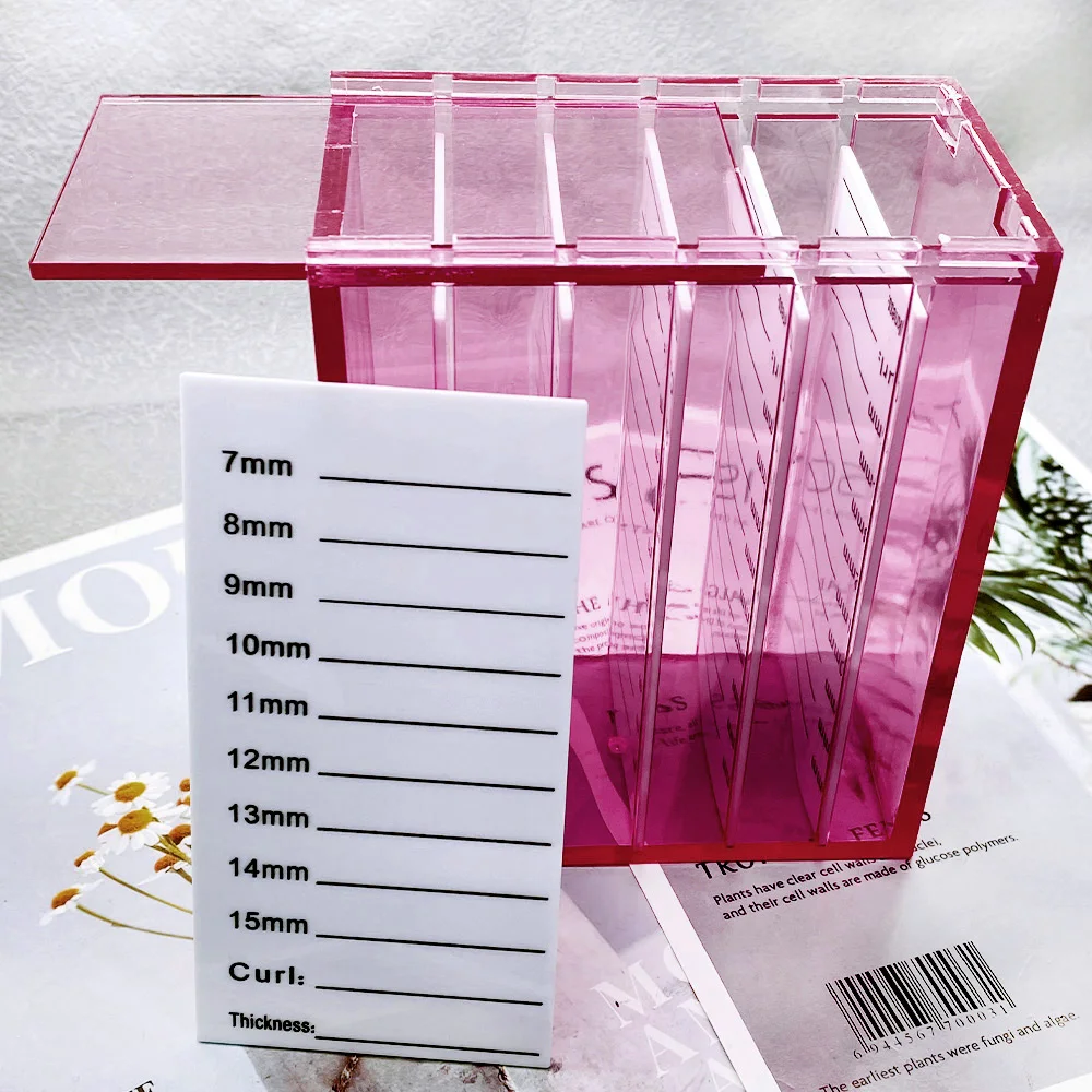 5 Layers Acrylic Pallet Lash Organizer Holder Eyelash Extensions Storage Box Display Stand Makeup Tools Supplies image 4