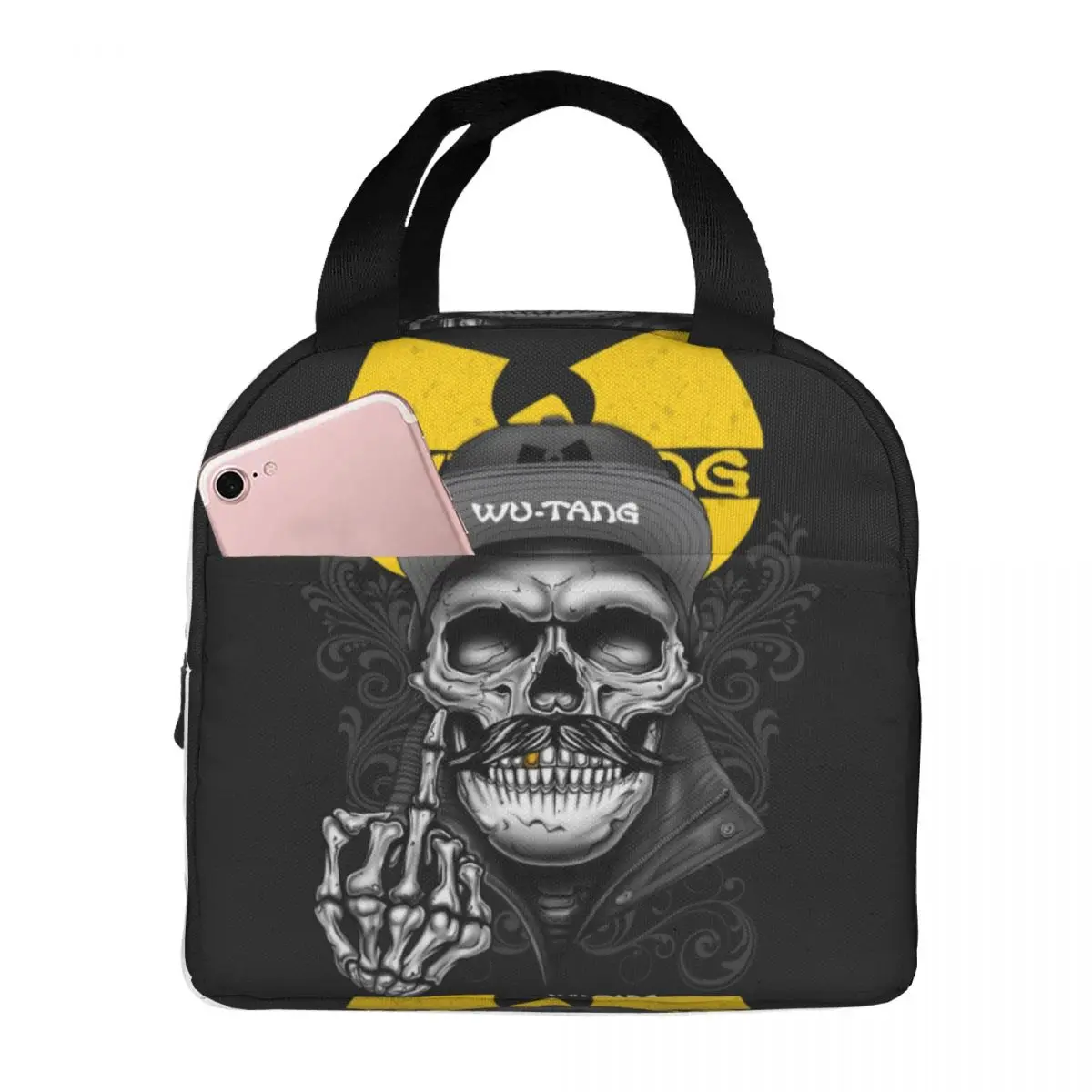 Wu Clan Rap Hip Hop Group Insulated Lunch Bag for Women Resuable Cooler Thermal Lunch Box office Work School