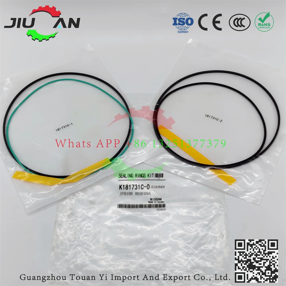 

JF010E RE0F09A CVT Automatic Transmission Pulley Pressure Cylinder Oil Sealing Ring O-rings for Nissan Teana 3.5L Murano