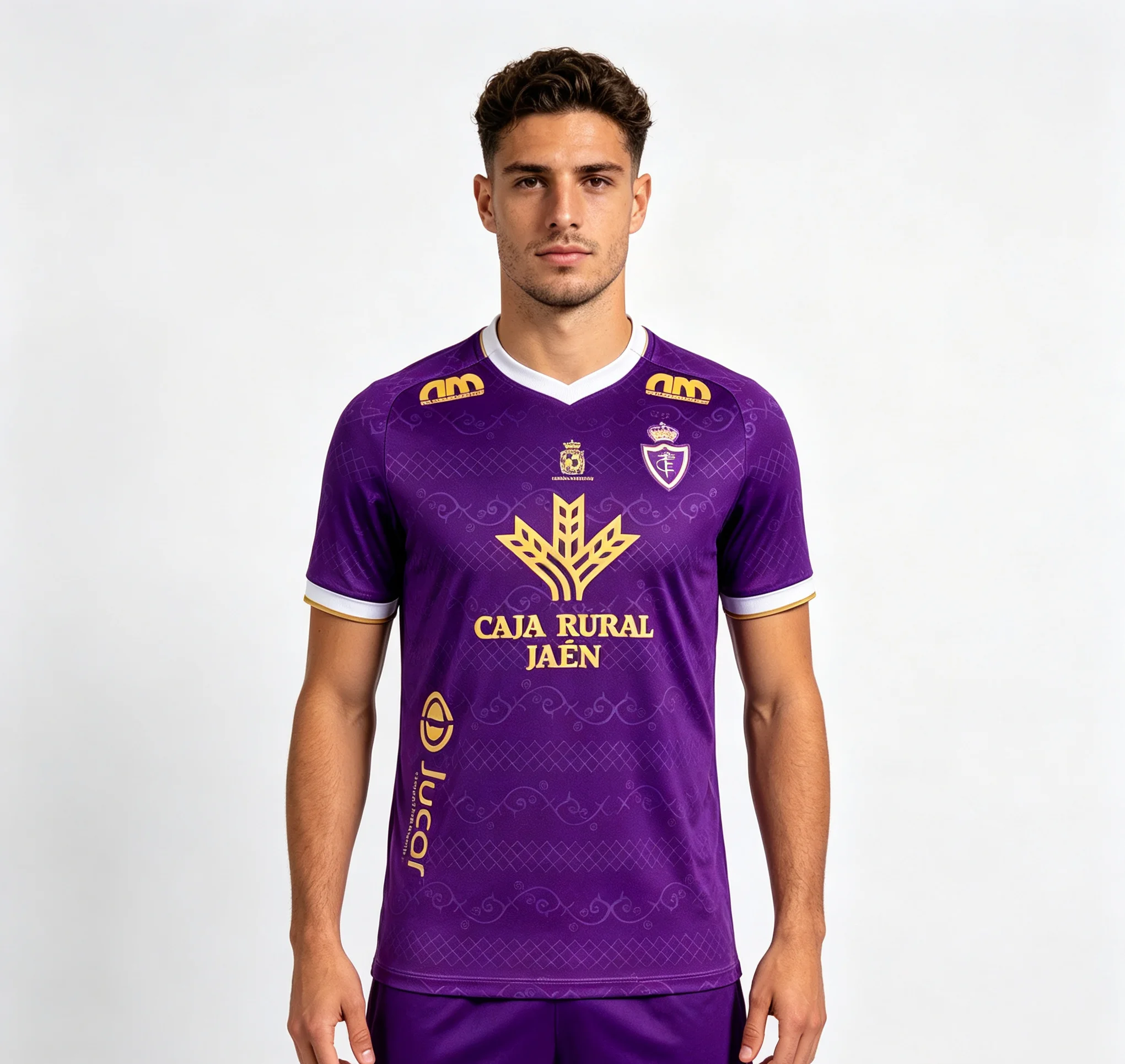 2026 Real Jaén 3D Print Football Jersey Men Women Summer Sports Oversize T-shirt Breathable Quick Drying Streetwear Clothing