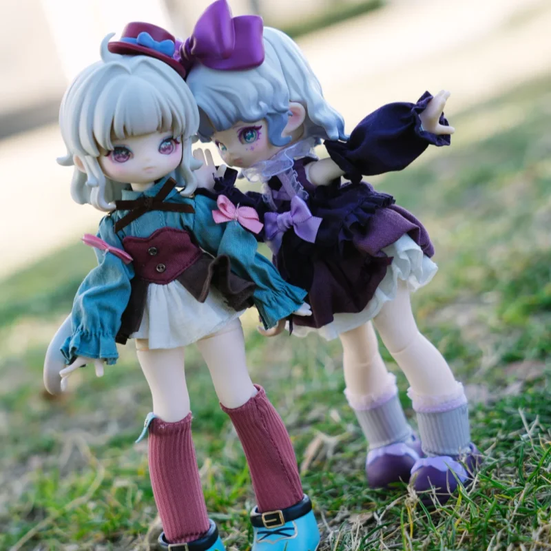 

Коллекционная шарнирная кукла Happy Engine Mishia Misya Weird Exhibition Hall 8-Point Bjd Blind Box, трансформируемая в девичью коллекцию