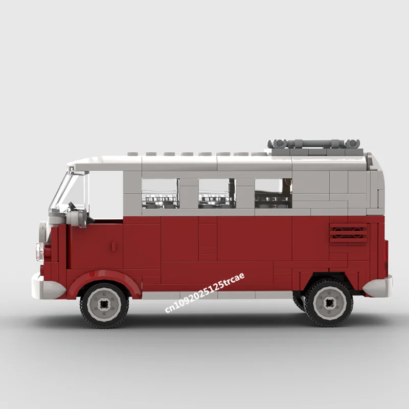 New 353Pcs Hot Selling Classic Car City T1 Camper Van Model Custom Puzzles Diy Creative Ideas Kids Toys Birthday Christmas Gifts
