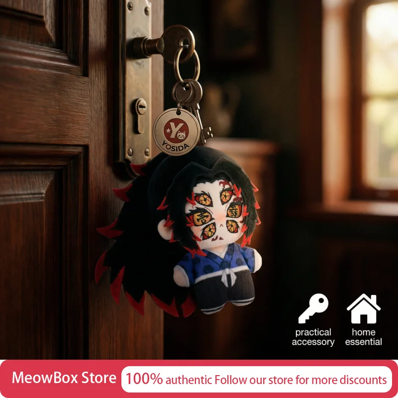 

Genuine Demon Slayer Kokushibo Cotton Doll Bag Pendant 10cm Figure Keychain Perfect Gift For Girlfriendhippers Cute Stuff Doll