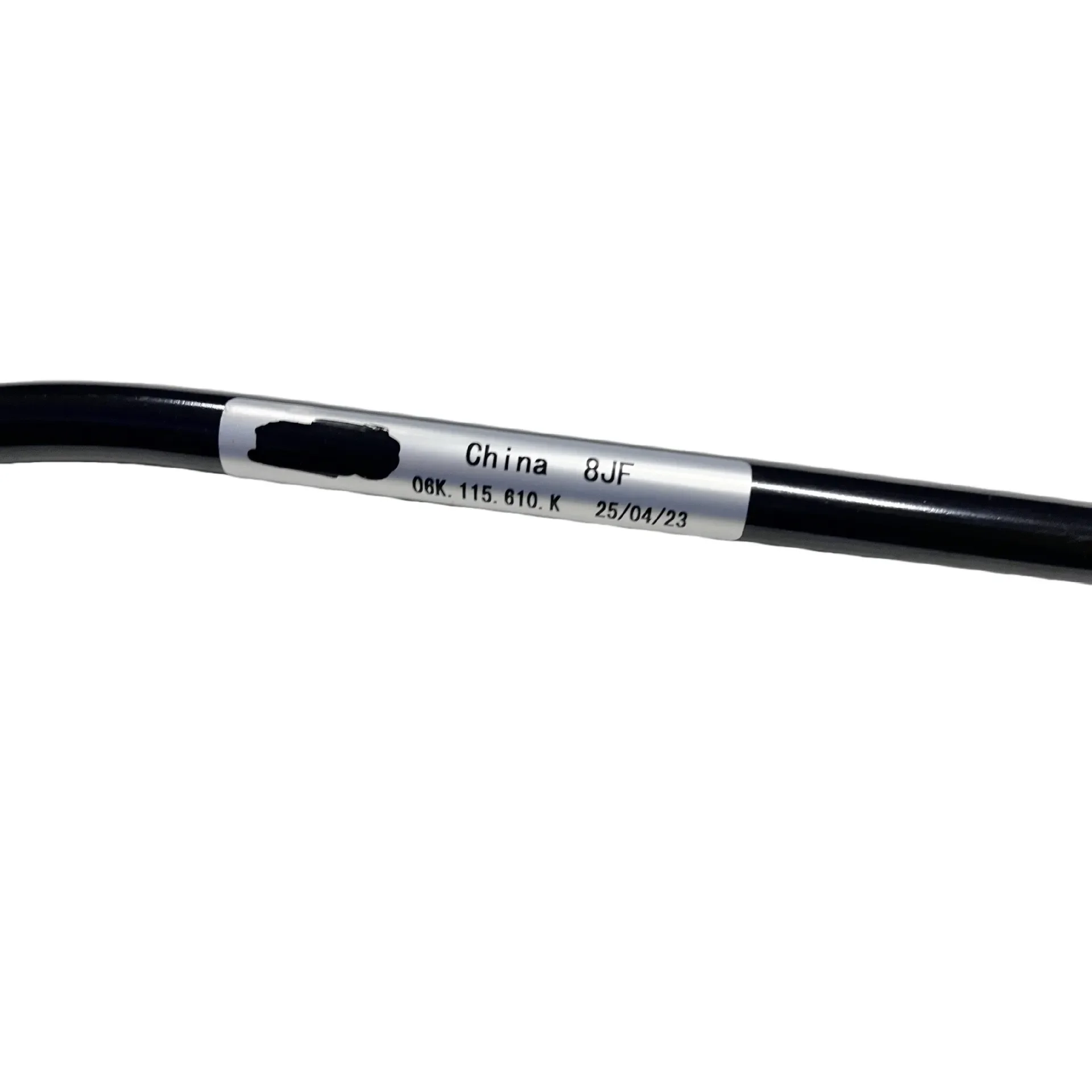 Repair Replacement Black Oil Dipstick Tube Precision Fit Wear-resistant Easy To Install For Engine Oil Level Check