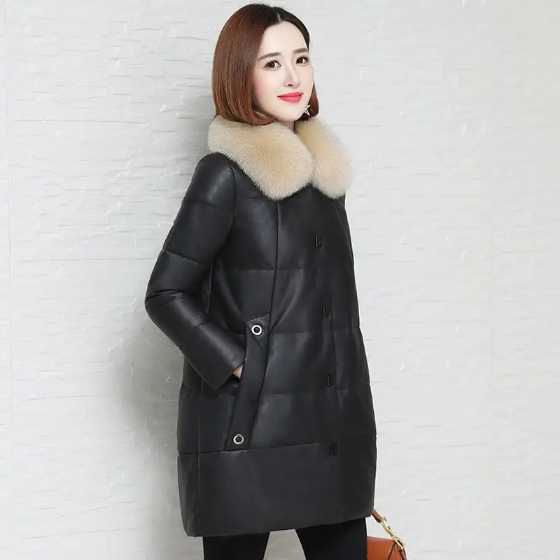 Autumn Winter Long Parka Coats Women Casual Thicken  Jacket  Snow Wear s Cotton Padded Warm Puffer  L200