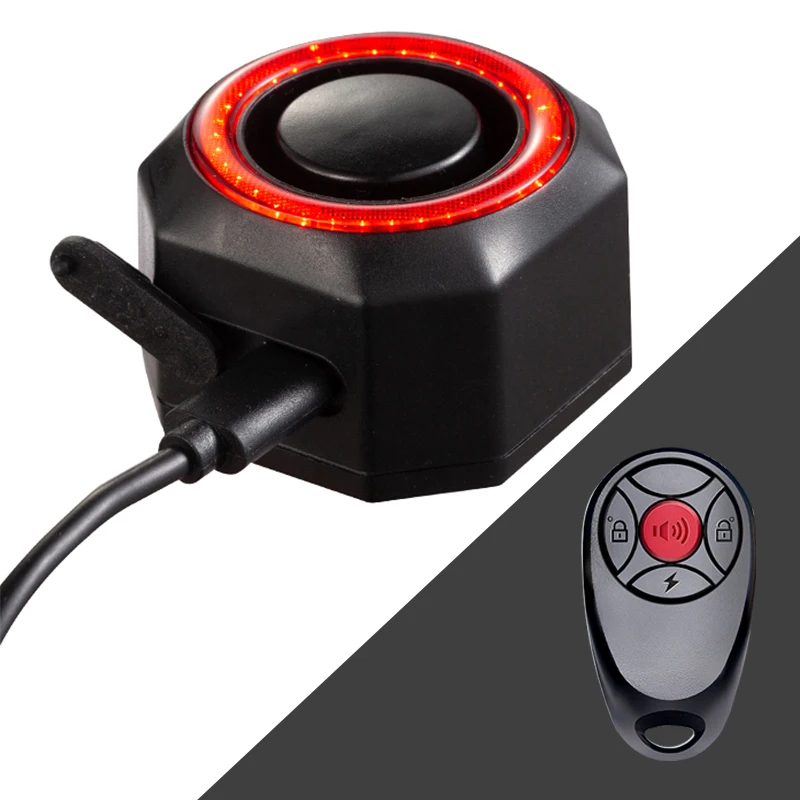 

Smart Bike Tail Light for Cargo Rack Anti-theft Bike Tail Light Alarm SF33R Flashing Warning Light 700MAh Battery IP65Waterproof