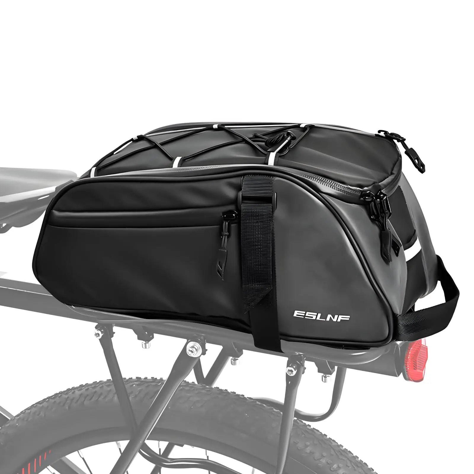Factory Wholesale Large Capacity Reflective Fold Bicycle Ebike Carry Bag Trunk Bicycle Carrier Bag