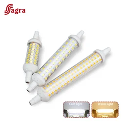 R7S LED 78mm 118mm 135mm Spotlight 6W 9W 12W AC 220V 2835 SMD Lamp Bulb Ceramics Tube Replace 30W 50W 100W Halogen Lamp Light