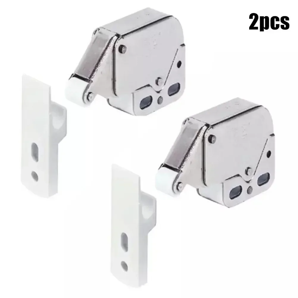 20pcs Mini touch latch automatic spring hook, used to push open cabinet wardrobe cabinet door hook lock trunk lock hardware