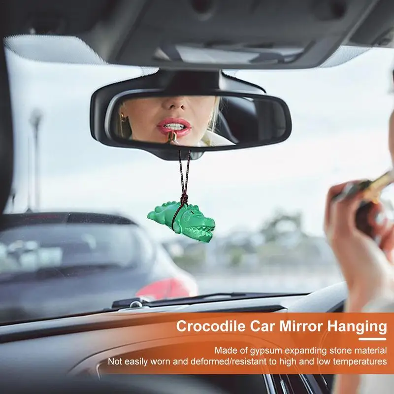 Crocodile Car Pendant Cartoon Swinging Car Pendant Portable Crocodile Car Interior Decoration Gift For Boyfriend Girlfriend