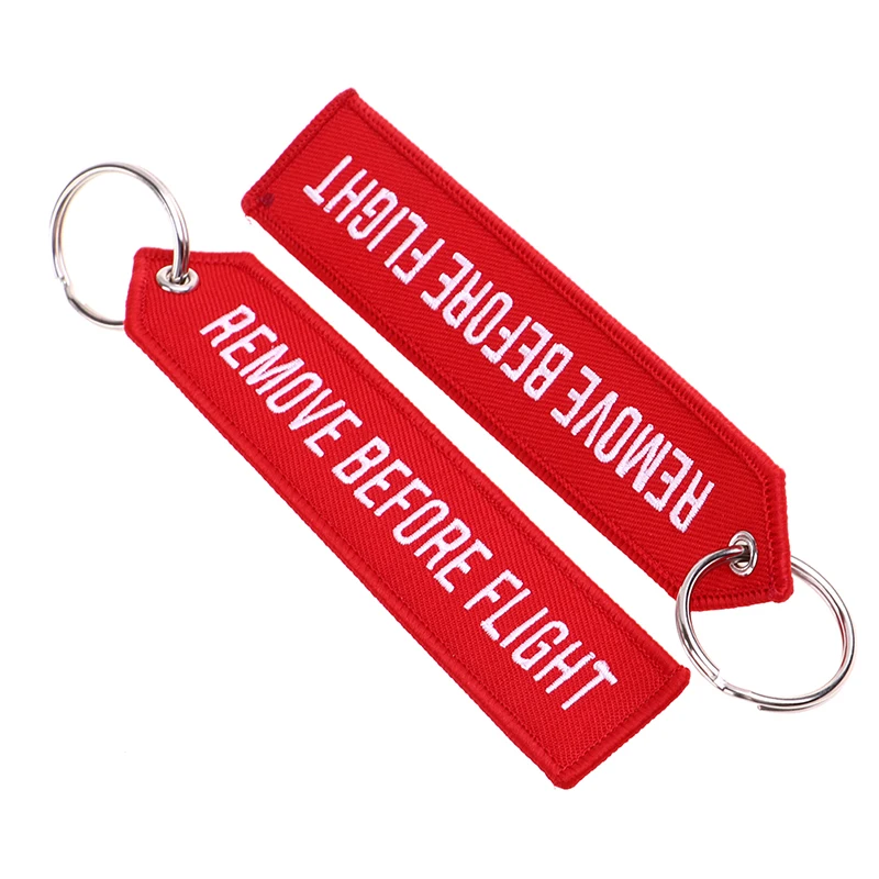 1PCS Red Remove Before Flight Lanyards Keychain Strap Friendship Christmas Gifts For Card Badge Gym Key Chain Stuff