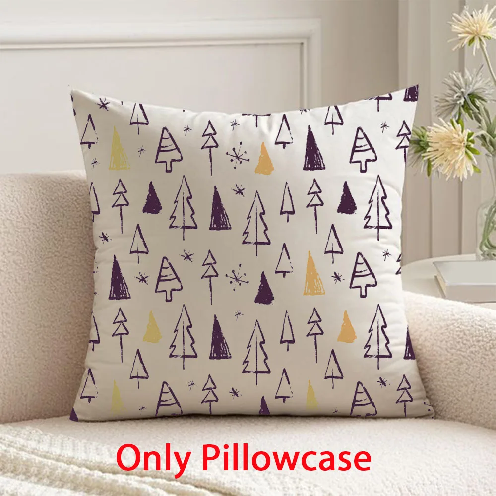 

Christmas Pillow cover fall decorative 45x45 cushions cover for new year pillow case winter decorative cushions