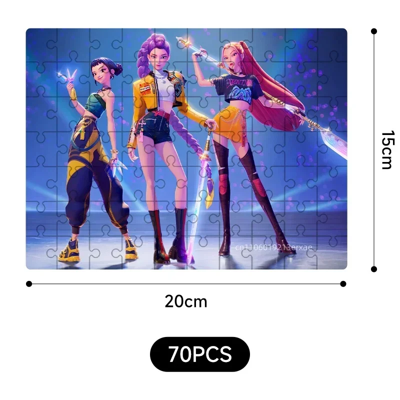 70/300PCS Anime Lumi Mila Zoi Witch Hunter Wooden Jigsaw Puzzle Board Game Family Interactive Game Collectible Gift Home Decor view 5