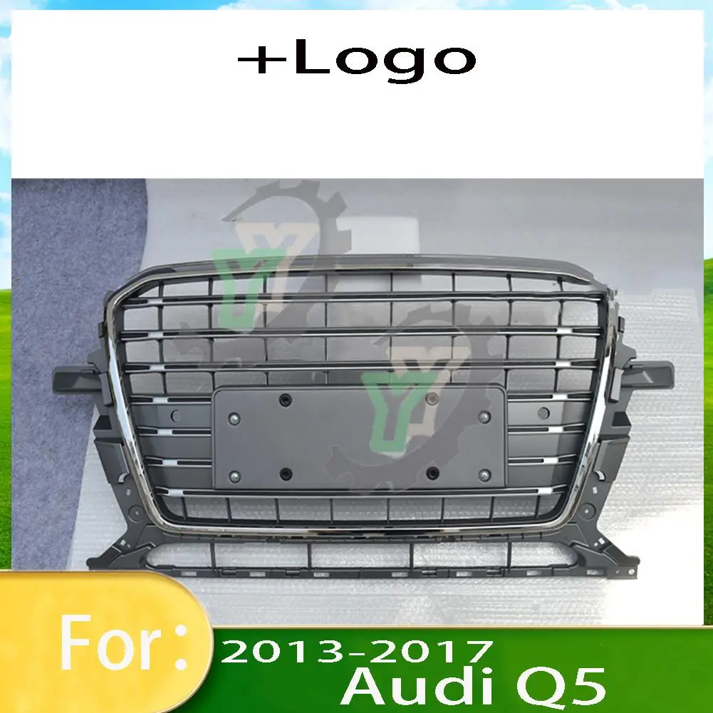 For Audi Q5/Q5L 2013 2014 2015 2016 2017 Car Front Bumper Grille Centre Panel Styling Upper Grill (Modify For SQ5 style)