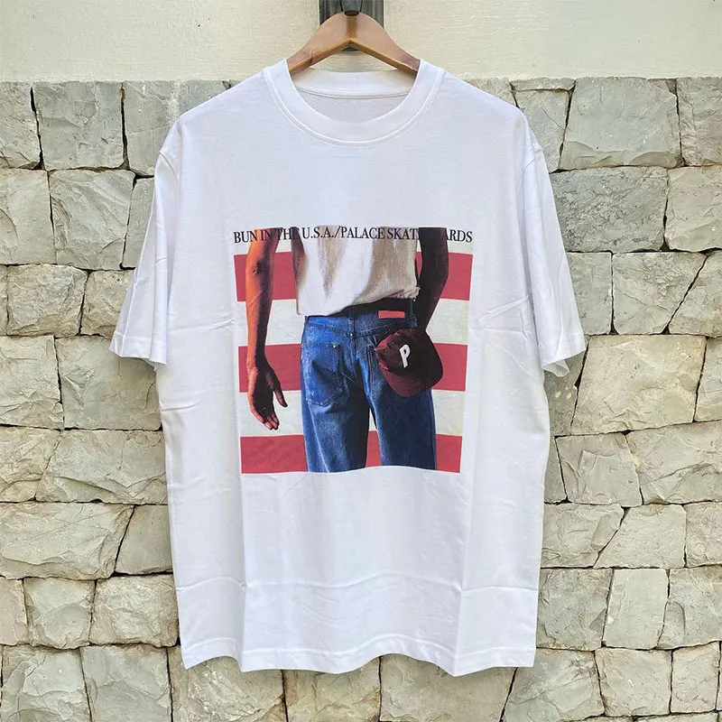 تي شيرت بروس سبرينغستين بروس سبرينغز كريستيان أمريكان ستريت روك ويند للرجال والنساء من القطن بأكمام قصيرة #1