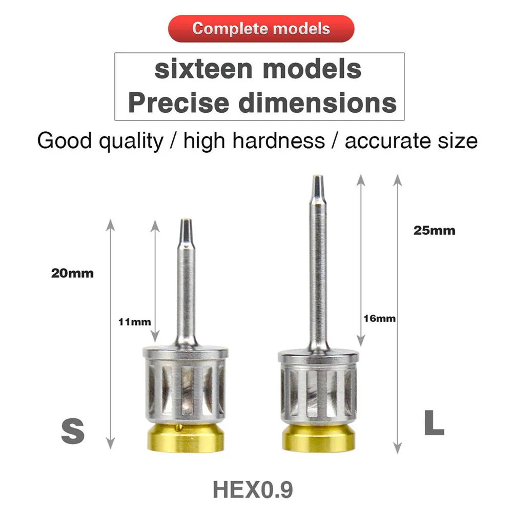 Dental Implant Prosthetic Kit Restoration Instrument Screwdriver Torque Ratchet Wrench Autoclavable Titanium Alloy Storage Case