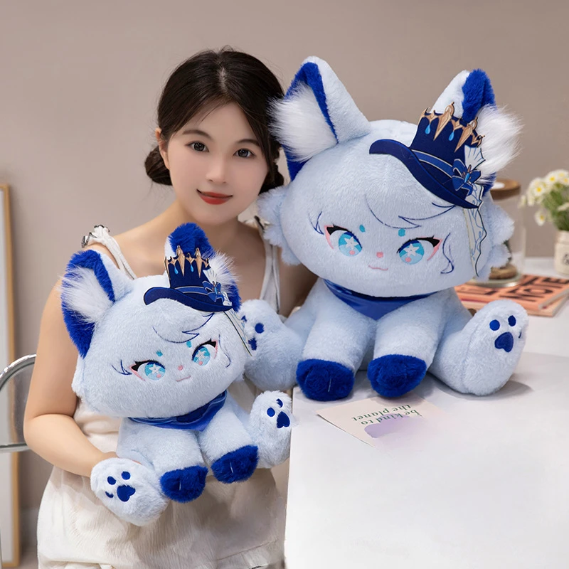 32/44cm Kawaii Genshin Impact Stuffed Plushies Furina Cat Animal cartoon Game Figure Model Doll Decor Pillow Birthday Xmas Gifts