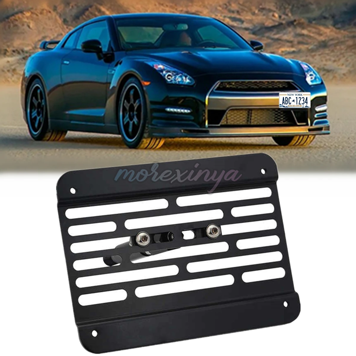 

Передний фаркоп JDM Look, кронштейн крепления номерного знака для Nissan GTR R35 370Z 09-18 Z34 Sentra для Infiniti G37 04-17 Q50 Q60