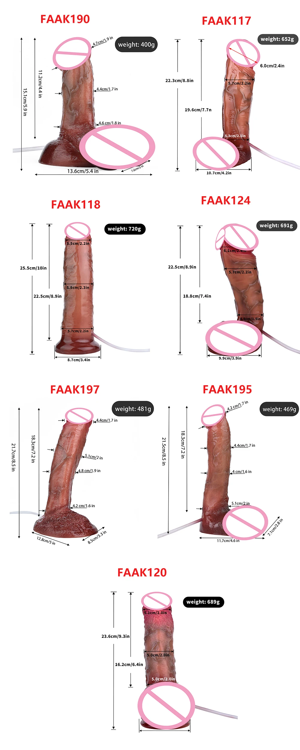 FAAK Lifelike Squirting Penis Silicone Ejaculation Large Realistic Dildo With Sucker Skin Touch Sex Toys For Women Anal Plug