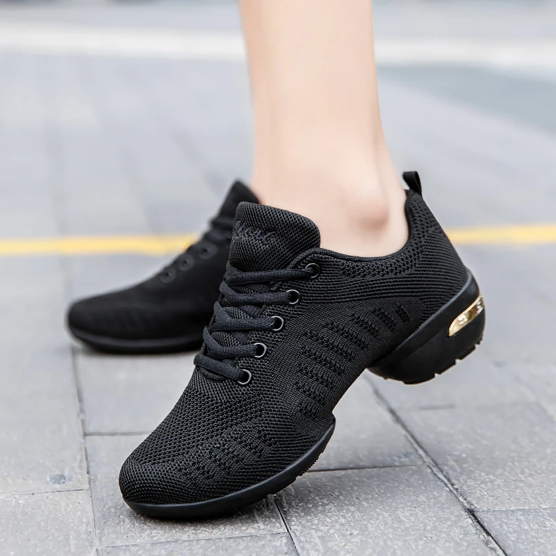 Sports Feature Soft Outsole Breath Dance Shoes Sneakers For Woman Practice Shoes Modern Dance Jazz Shoes