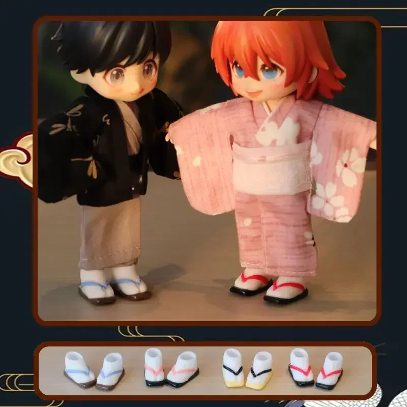 YMY zwykłe ciało BJD OB11 GSC zwykłe ciało lalki gliniane męskie drewniaki japonki buty dla lalek akcesoria dla lalek