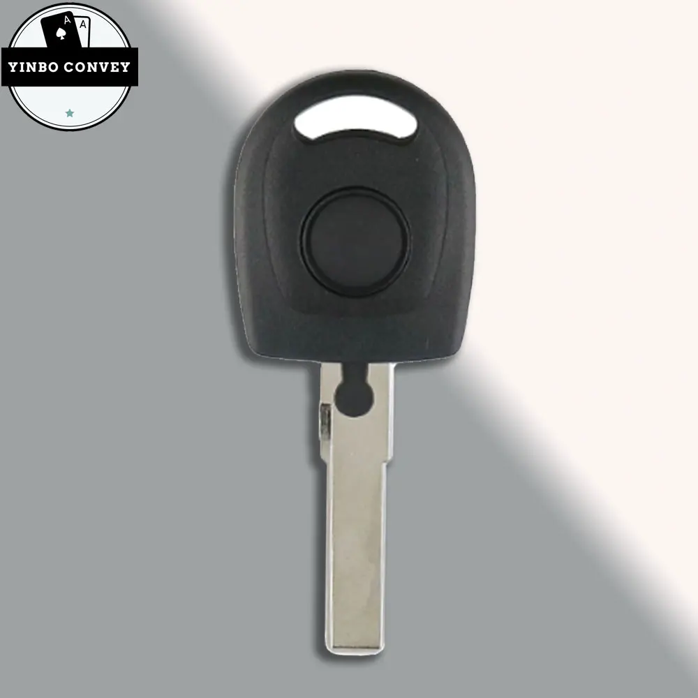 YINBO - Remote Car key Blank Shell ForVolkswagen (VW) B5 Passat Transponder Key HU66 Blade