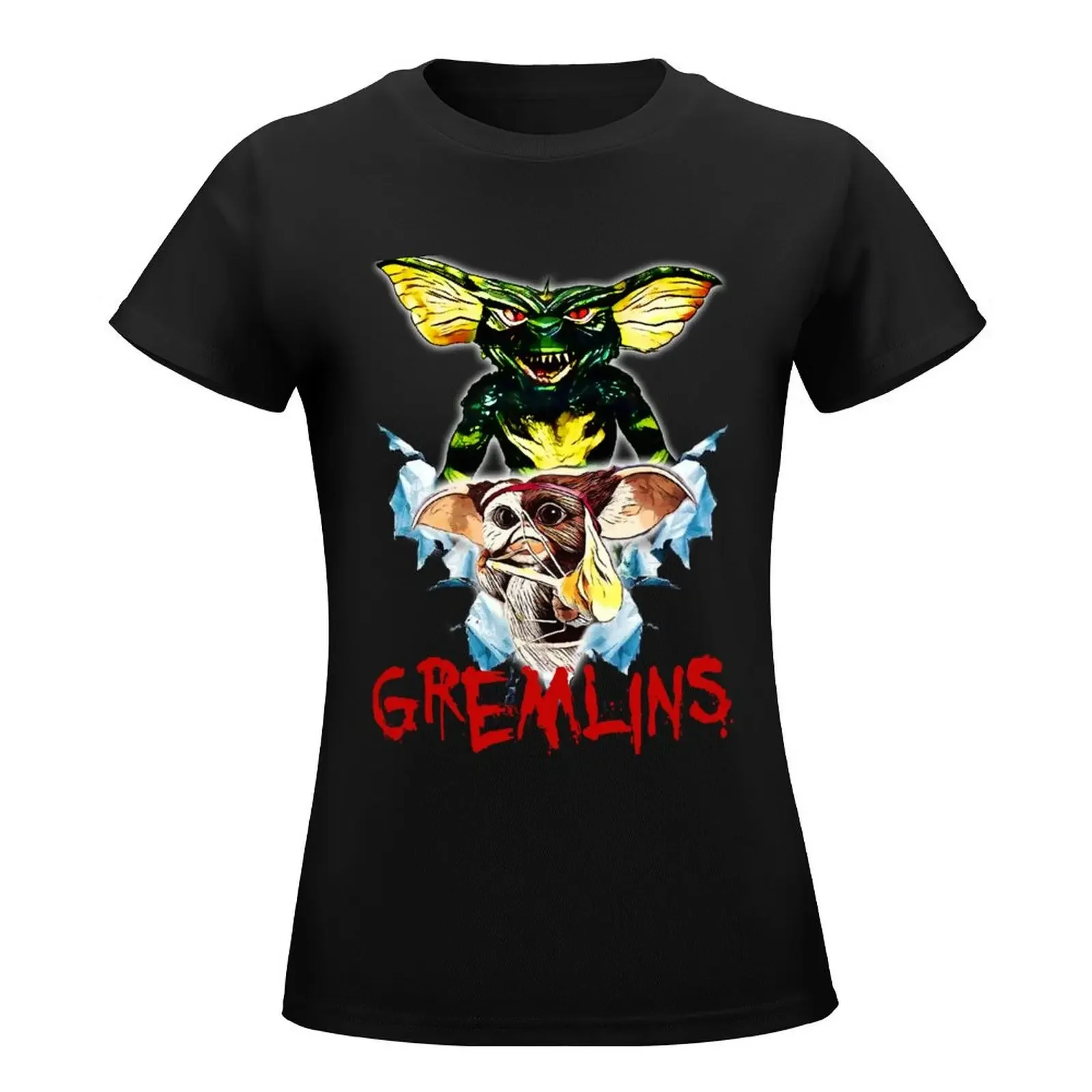 Gremlins T-Shirt tees animal print shirt for girls shirts graphic tees t-shirt dress for Women graphic