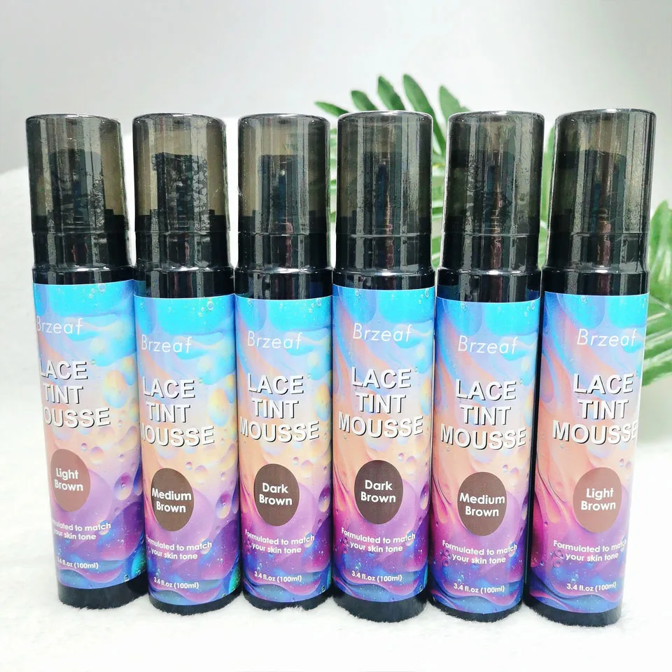 الدانتيل تينت موس للشعر المستعار تذوب ملون شعر مستعار ذوبان موس ل الدانتيل الباروكات التجفيف السريع الدانتيل شعر مستعار تينت رذاذ لذوبان شعر الطفل #2