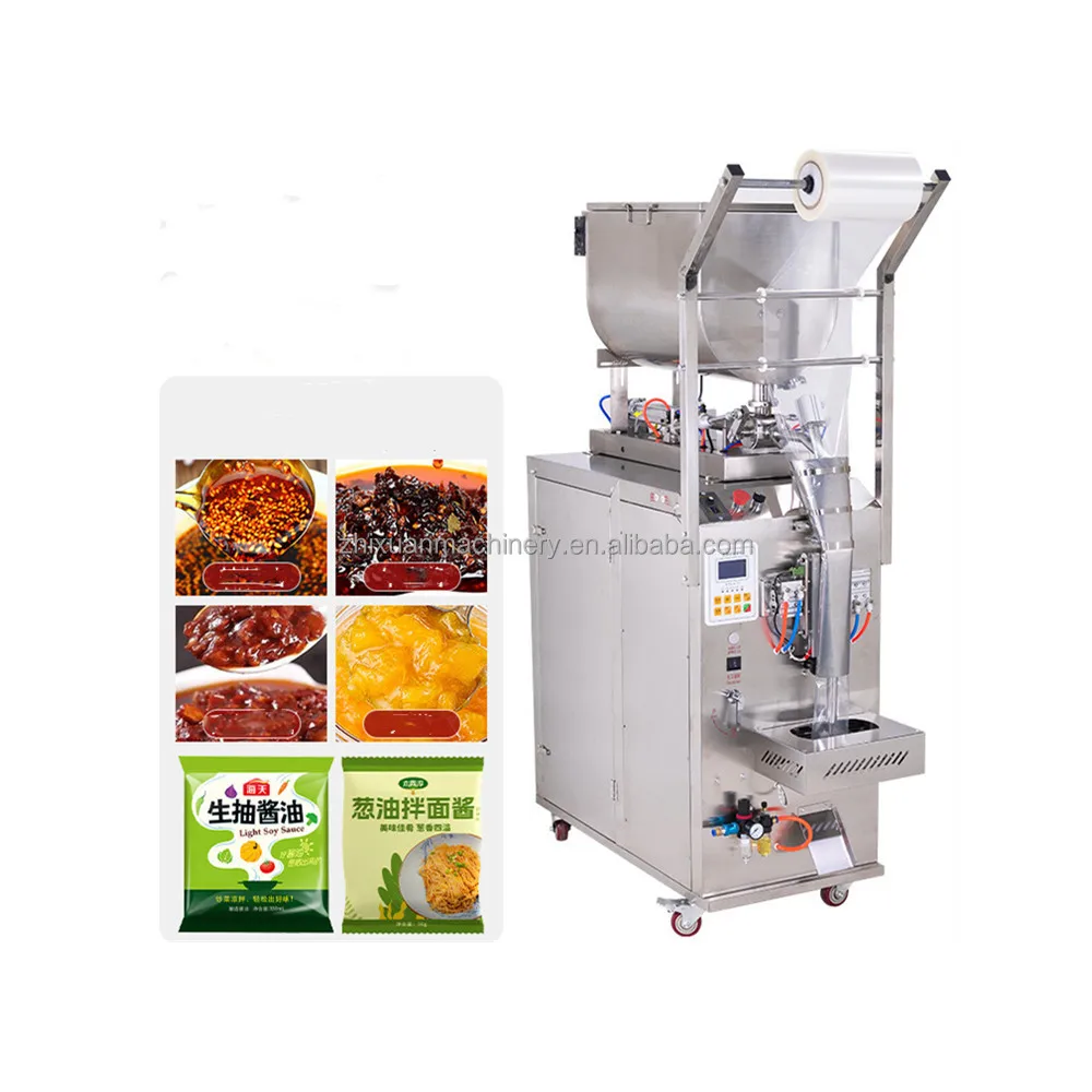 Automatic Thick Tomato Juice Sachet Bag Electric Packing Machine Liquid Paste Ketchup Filling Sealing Package Machine