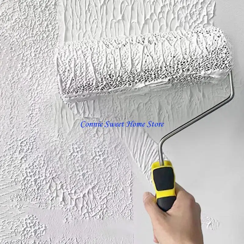 

LXAF Простая в использовании 9-дюймовая настенная щетка Удобный настенный валик Прочный для точного нанесения штукатурки и