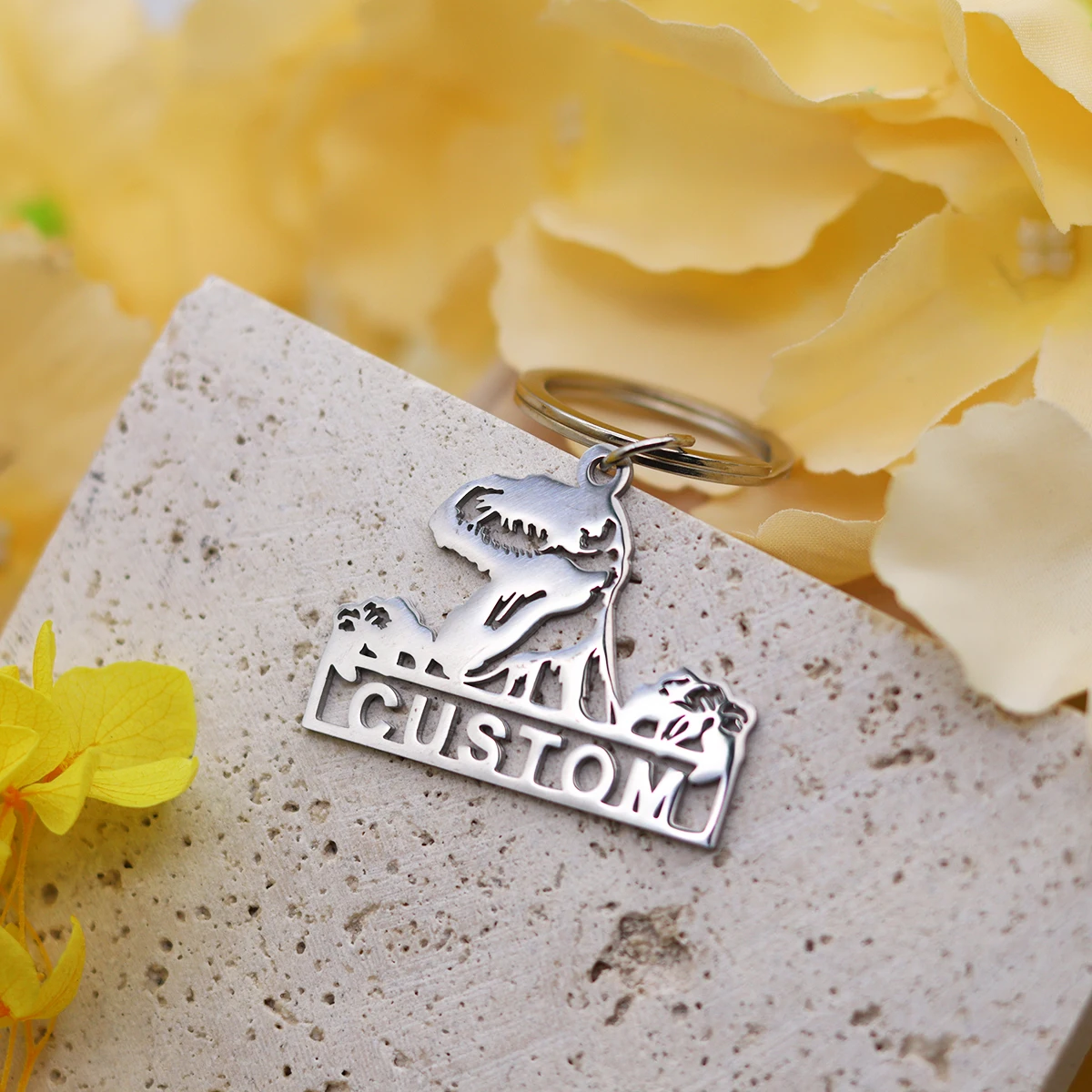Halloween Gift Cute Dinosaur Key Chain Key Ring Festive Jewelry Pendant Key Chain Key Ring for Women