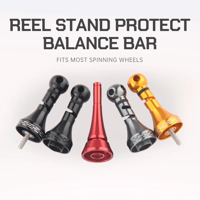 HAUT TON 1pc atualizado universal molinete suporte proteger barra de equilíbrio portátil e resistente à corrosão lugares ganchos com isca
