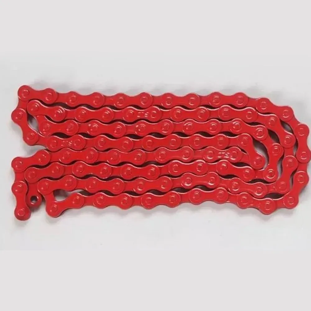 Dependable For Bicycle Chain for Fixed Gear Track and Single Speed Use 1/2 Inch x 1/8 Inch 96 Link Rust Resistant Steel Design