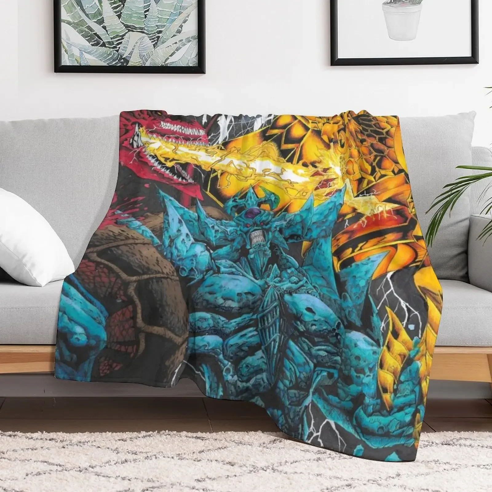 EGYPTIAN GOD CARDS Throw Blanket Summer Luxury Brand Flannel Fabric Blankets