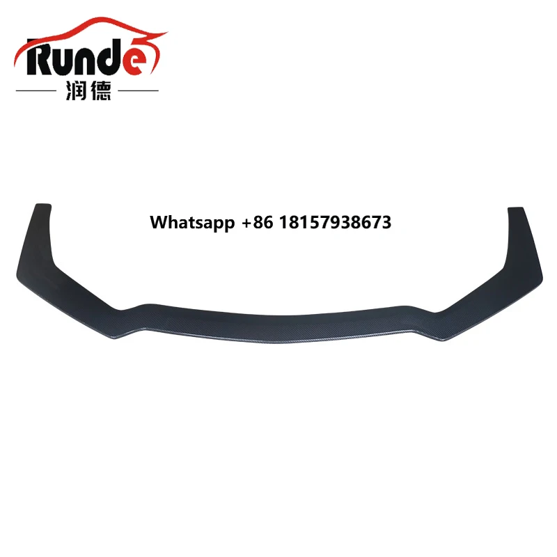 

Runde Carbon Fiber Material Car Modification Body Parts GT Style Front Lip Suitable for 2018-2020 Ford Mustang Front Lip