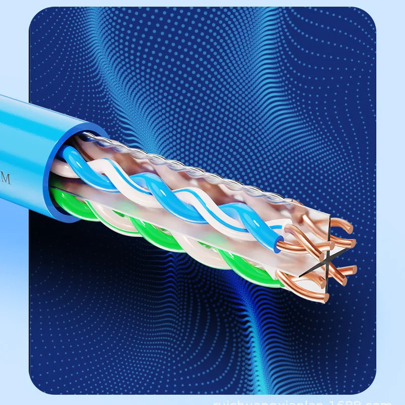 ネットワークイーサネットケーブルCatLAN (長さ: 300m),銅ケーブル,6 sftp rj45,ルーター,ラップトップ,コード,cctv,sf/ut