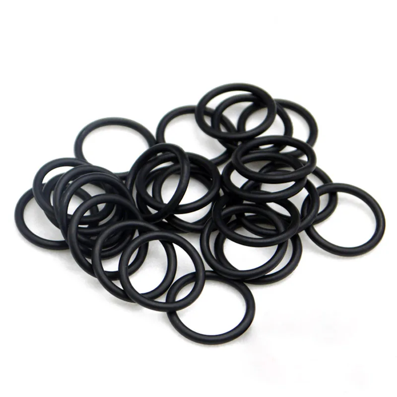 10 stücke od 5mm-80mm cs 1,5mm Dicke schwarz nbr Nitril o Ring Lebensmittel qualität wasserdichte Unter leg scheibe Gummi isolieren runde Dichtung