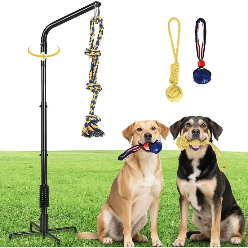 Heavy Duty 360 Degree Rotating Pet Anchor Bolt Anti Rust Ground Stake for Dogs Cats Outdoor Tie Out Chain Holder Set Rotating