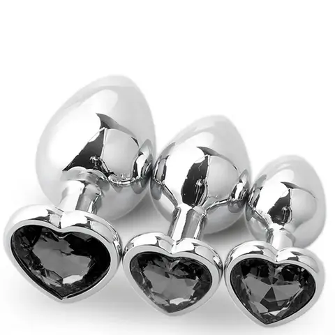 3PCS S/M/L Metal Anal Plug Butt Plug Sex Toy Butt Toy for Women Men Couples Gay Adult Game Masturbator Anal Diamond Sex Shop