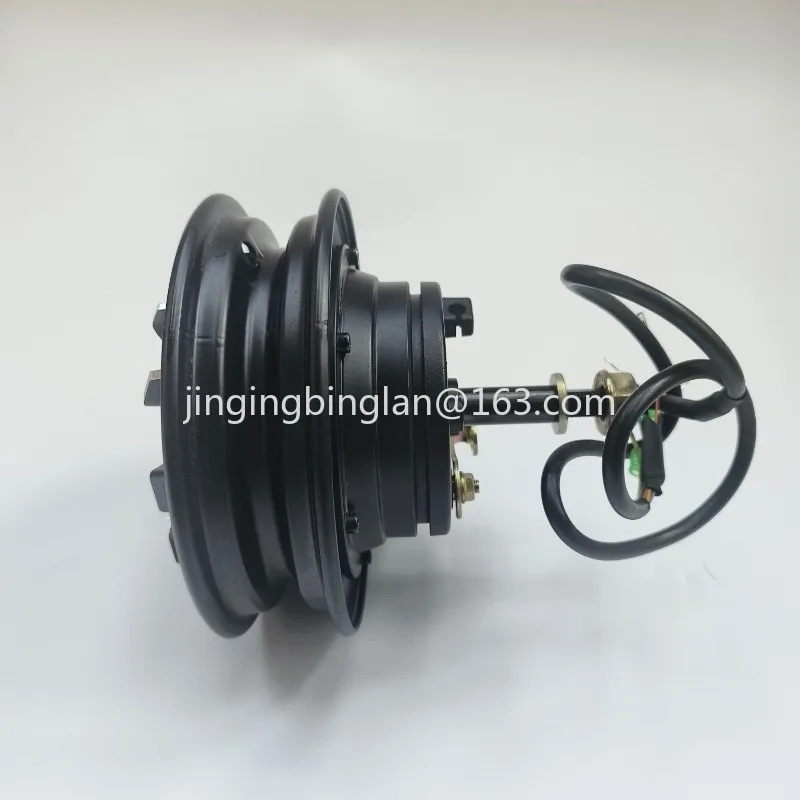 Factory direct sales of 10-inch unilateral shaft brushless wheel hub motor, small elderly tricycle rear wheel drum brake motor