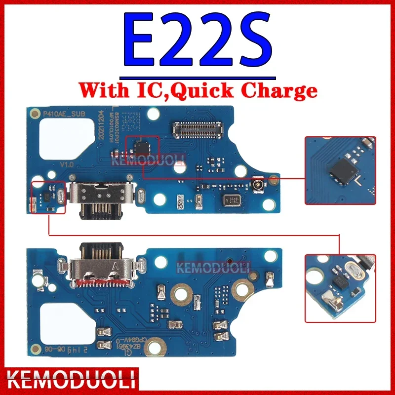 Usb Dock Charger Connector for Motorola Moto E 2020 E20 E30 E40 E22 E22i E32 E32S E13 Charging Board Module Flex Ports