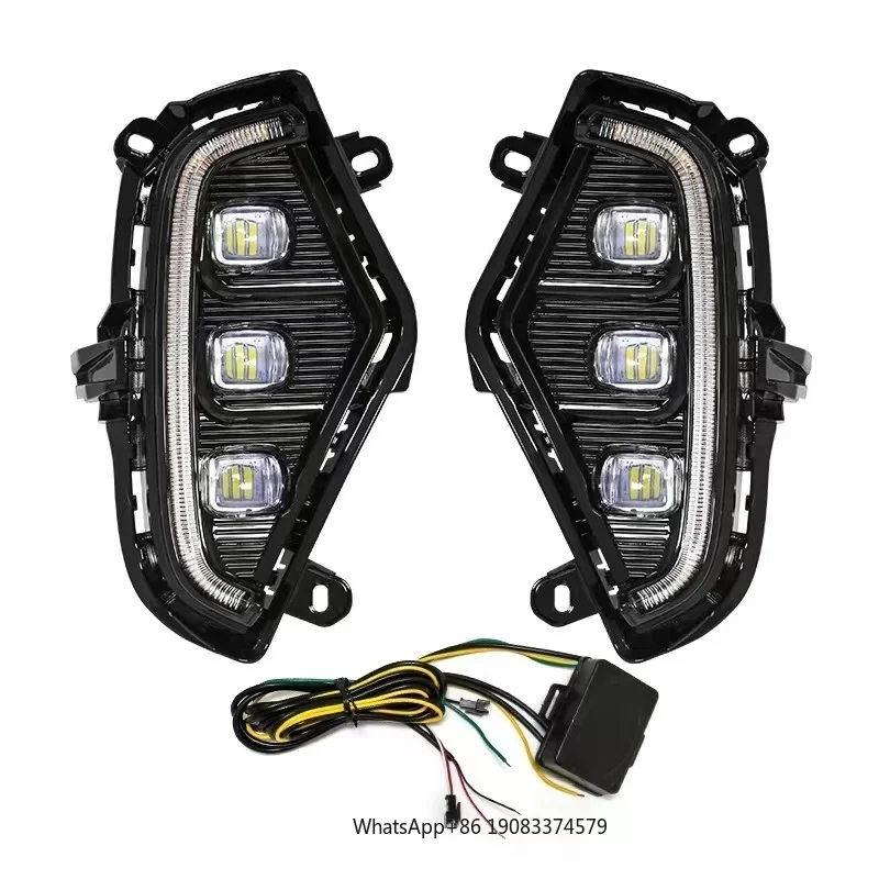 

Daytime Running Light for 2021 RAV4 Two Colors Full Led Fog Lamp for rav4