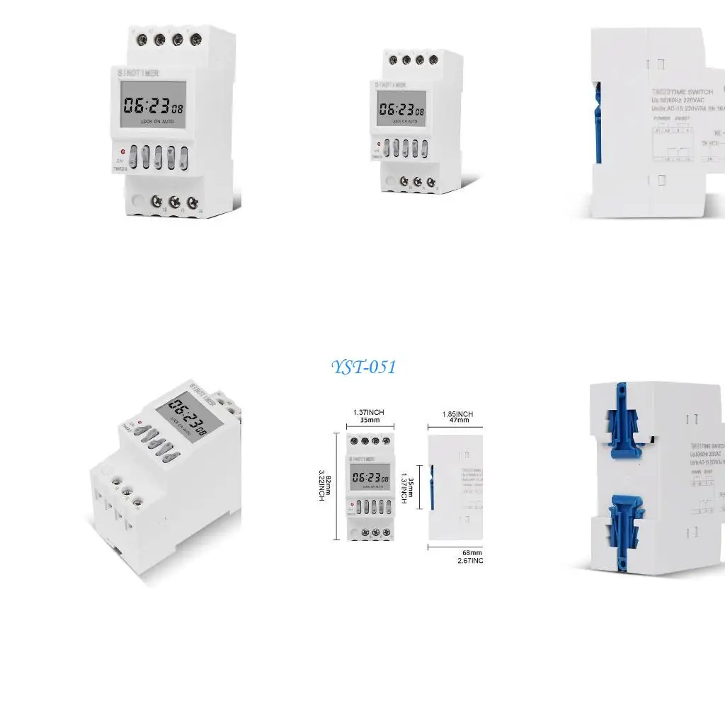 

E15A Automatic Adjustment for Time Control Switch Timer Reverse Intelligent Indoor Timer with Astronomical Clock 22